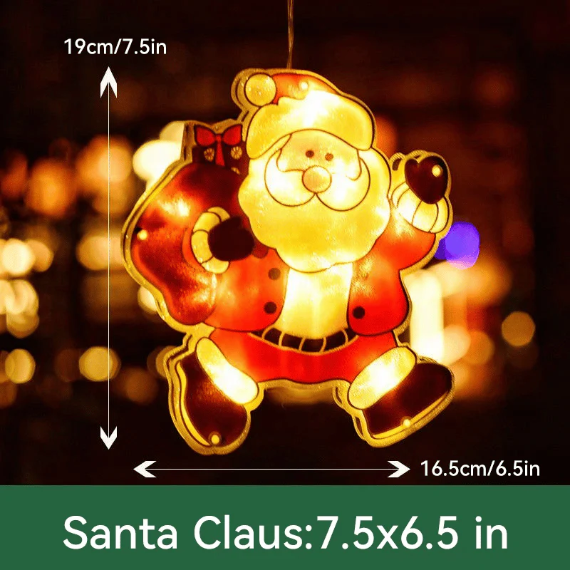 🎄 Christmas Window Hanging Lights 🌟 - Image 7