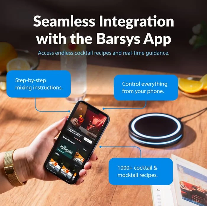 Smart Coaster 2.0 Cocktail Machine – Your Home Smart Mixologist - Image 3