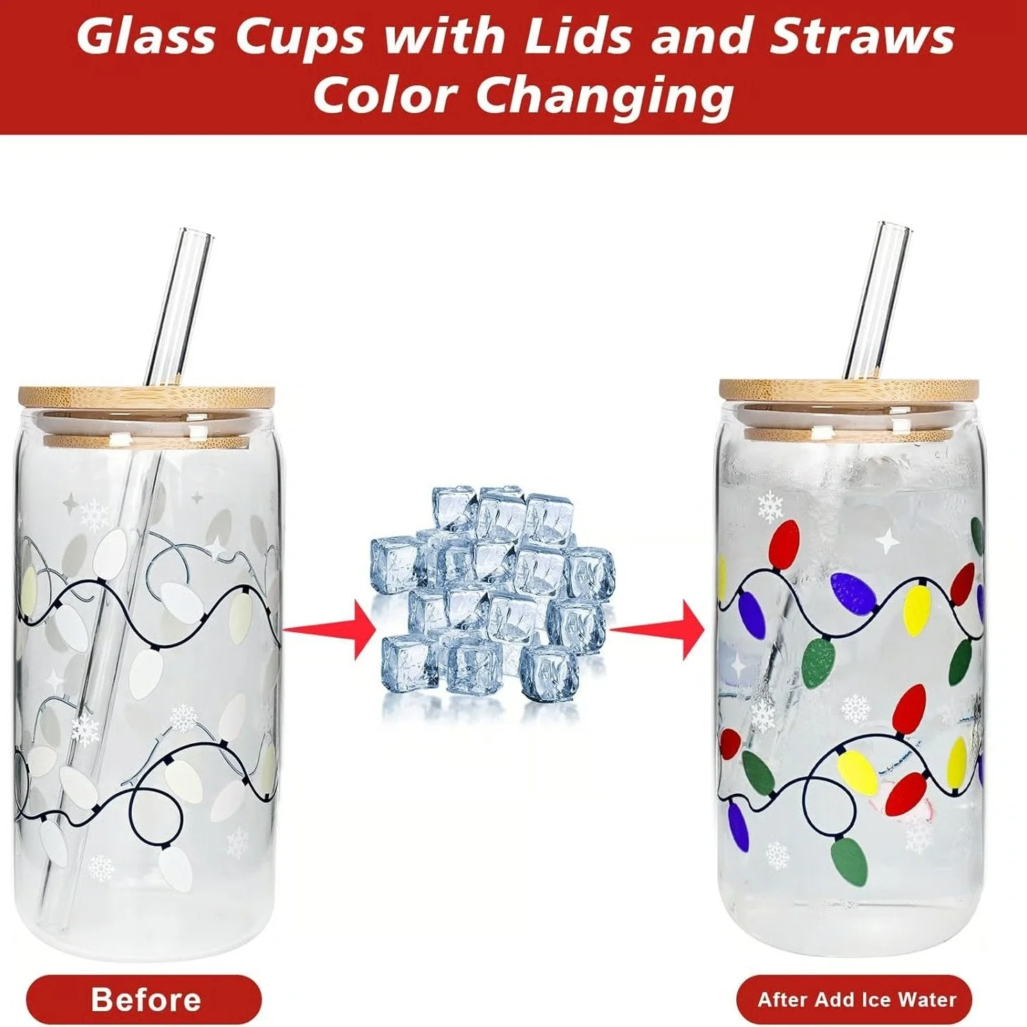 ❤️Hot Sale -🎅🎄Color Changing Christmas Cup - Image 3
