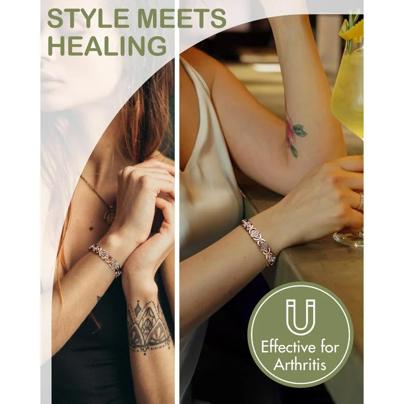 Tiktrove Adjustable Healing Magnetic Bracelet for Women - Image 12