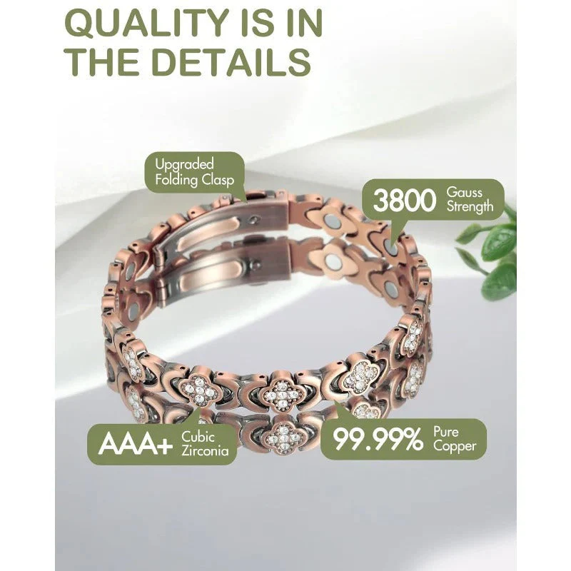 Tiktrove Adjustable Healing Magnetic Bracelet for Women - Image 9