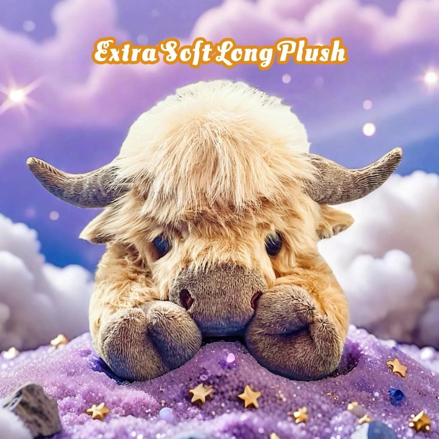 🎁Cute Cartoon Highland Cow Cuddly Toy - Image 4