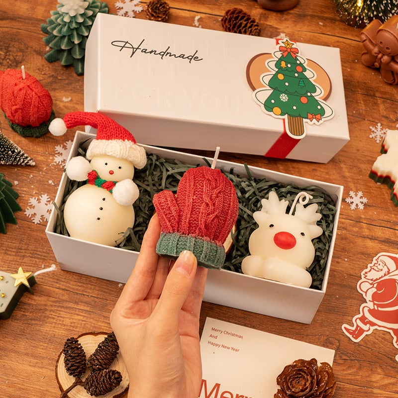 🕯️Cute Festive Scented Candles | Handmade Christmas Gift Set - Aromatherapy & Perfect Holiday Decor - Image 11