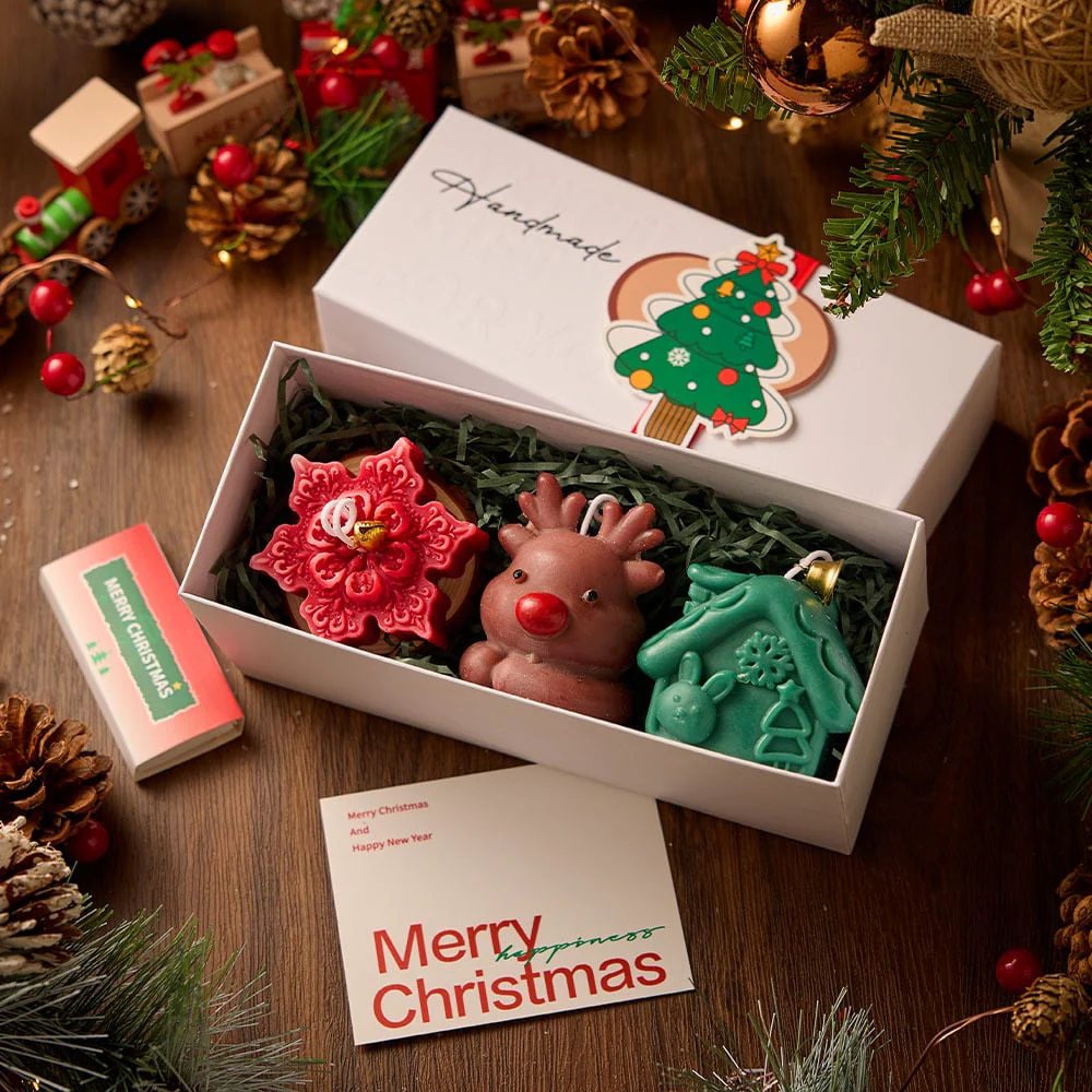 🕯️Cute Festive Scented Candles | Handmade Christmas Gift Set - Aromatherapy & Perfect Holiday Decor - Image 18
