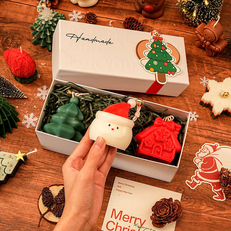 🕯️Cute Festive Scented Candles | Handmade Christmas Gift Set - Aromatherapy & Perfect Holiday Decor - Image 9