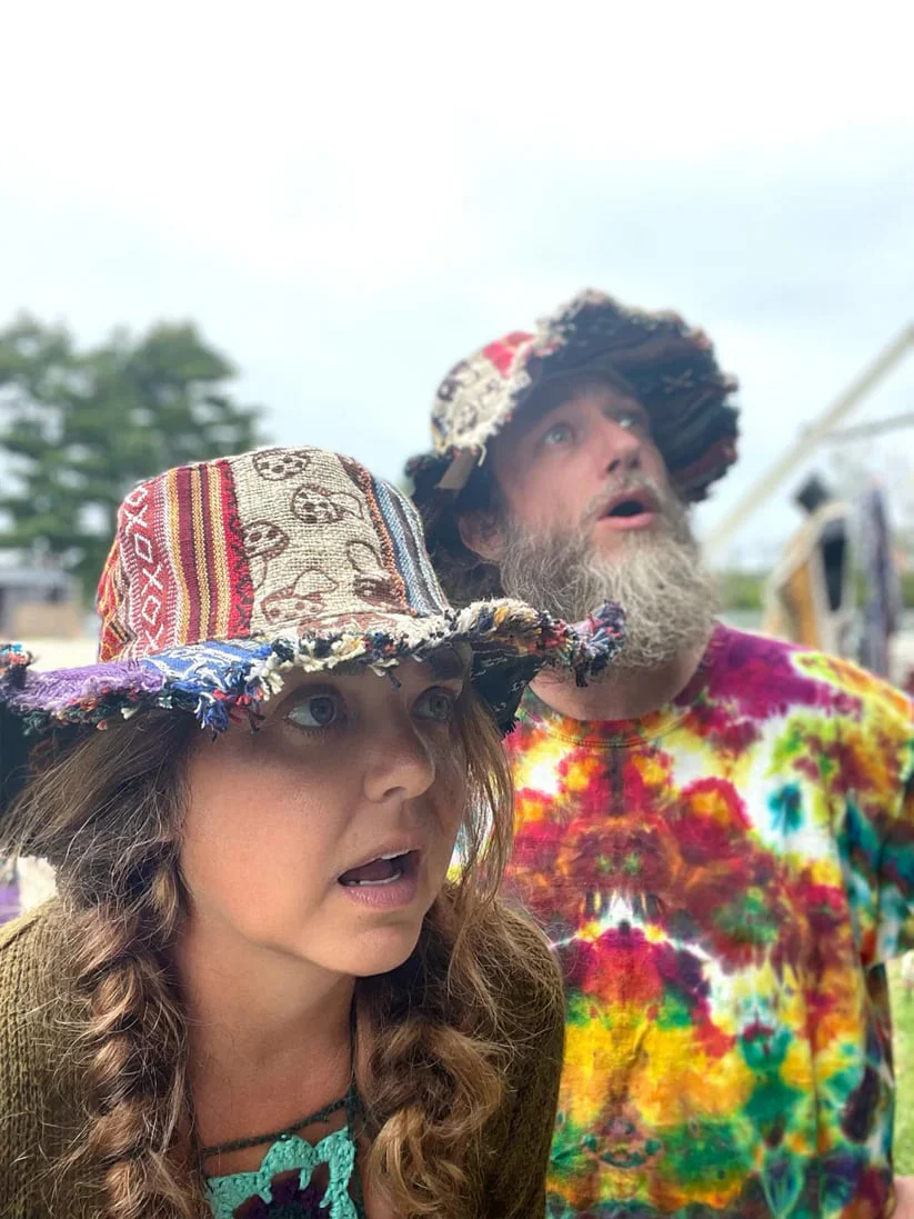 🎩Patchwork Multicolored Mushroom Hemp Hat with Hidden Pocket Fedorahats - Image 9