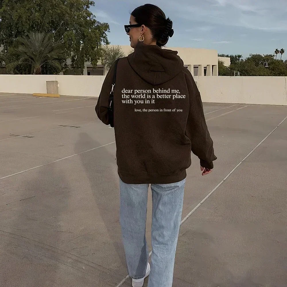 Dear Person Behind Me (You are enough) Hoodie - Image 13