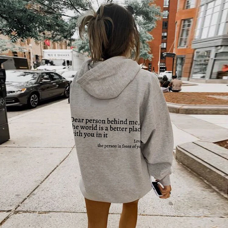 Dear Person Behind Me (You are enough) Hoodie - Image 26