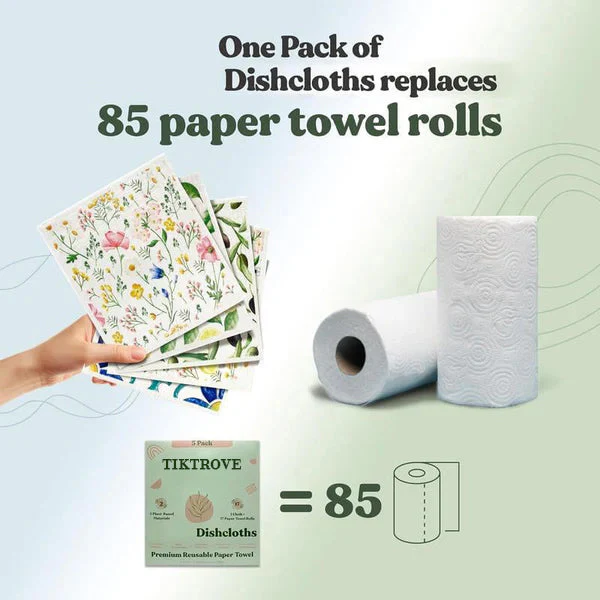 Dishcloths for Kitchen & Cleaning | 5 Pack - Image 3