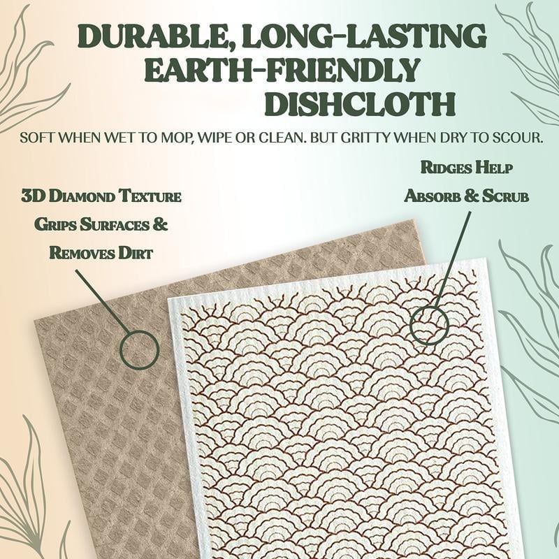 Dishcloths for Kitchen & Cleaning | 5 Pack - Image 4