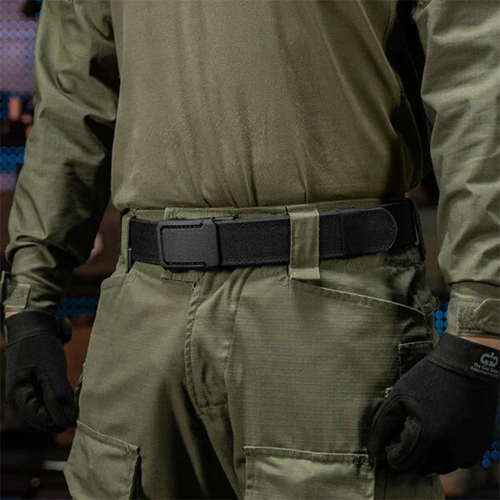 🔥🔥Upgraded version thickened double-layer nylon tactical belt with automatic buckle - Image 6