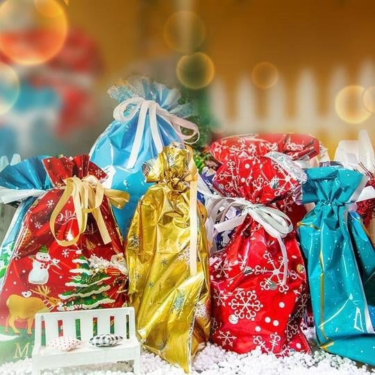 🎄Drawstring Christmas Gift Bags - Image 2
