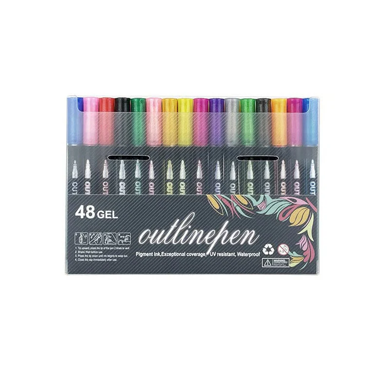 Dreamy Sparkle Dual-Line Contour Pen - Image 12