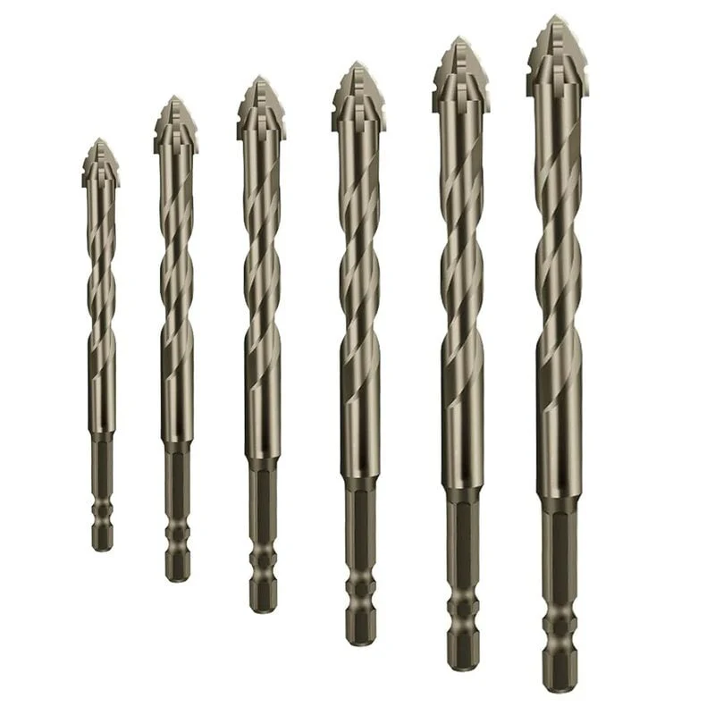 New Four-Flute Sawtooth Eccentric Drill Bit Set(1 Set 6 PCS) - Image 11