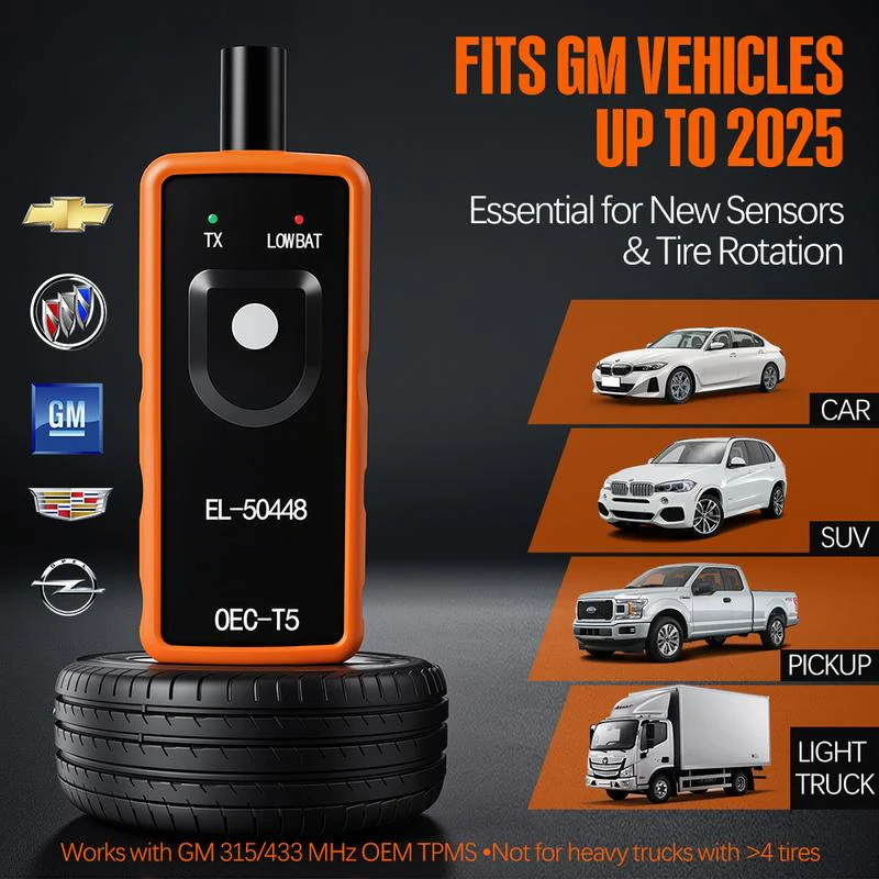 ✨🎅Last-Minute Christmas Offers 🎄⏰EL-50448 Tire Pressure M-onitoring Sensor TPMS Activation Tool OEC-T5 for GM Cars - Image 3