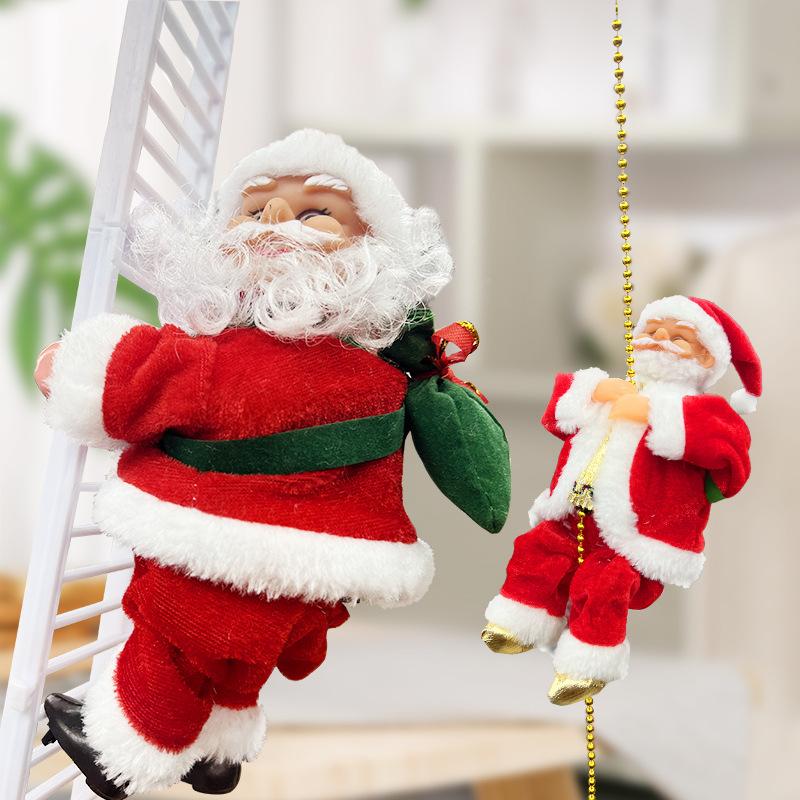🎅Electric Bead Climbing Santa Claus Musical Toy - Image 3