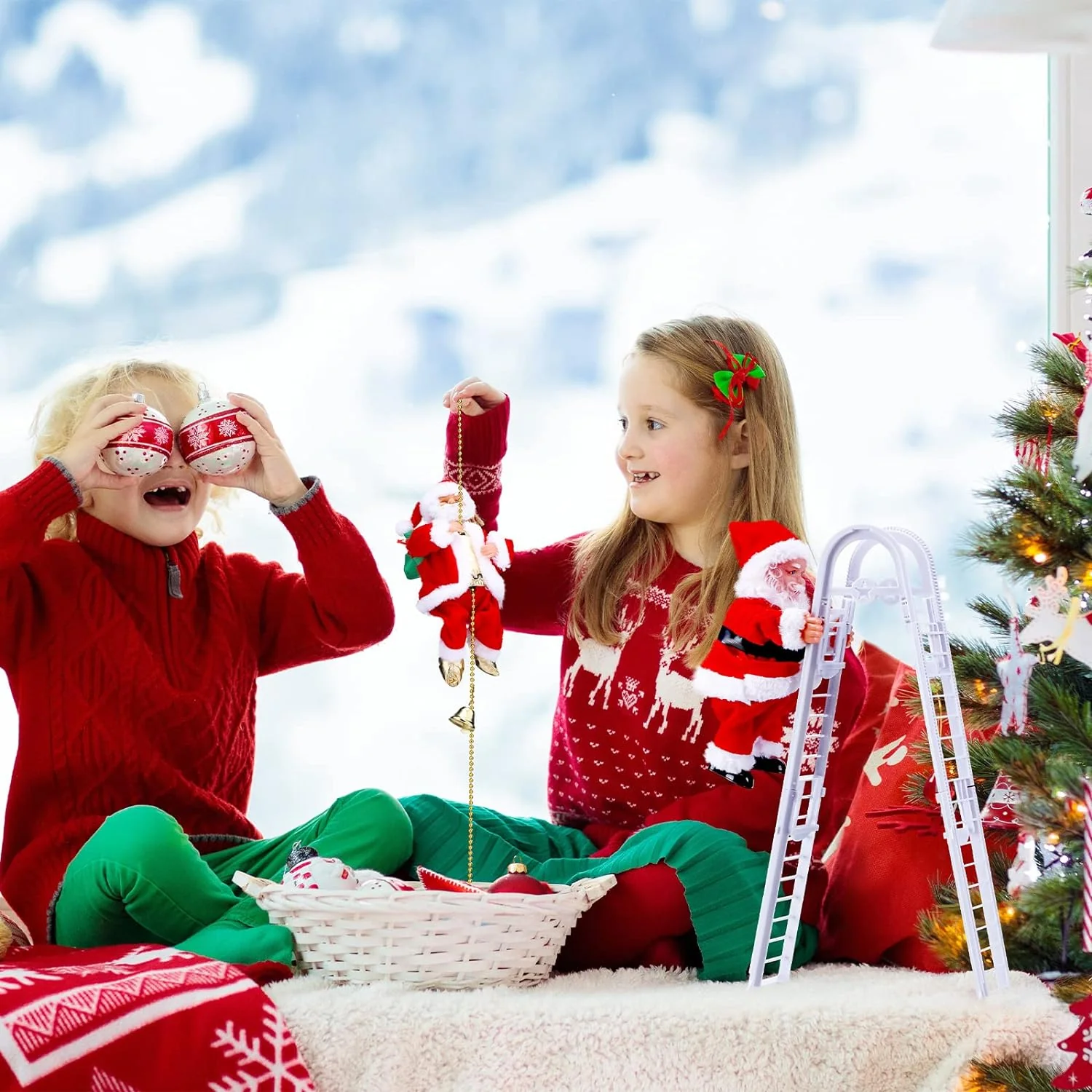 🎅Electric Bead Climbing Santa Claus Musical Toy - Image 4