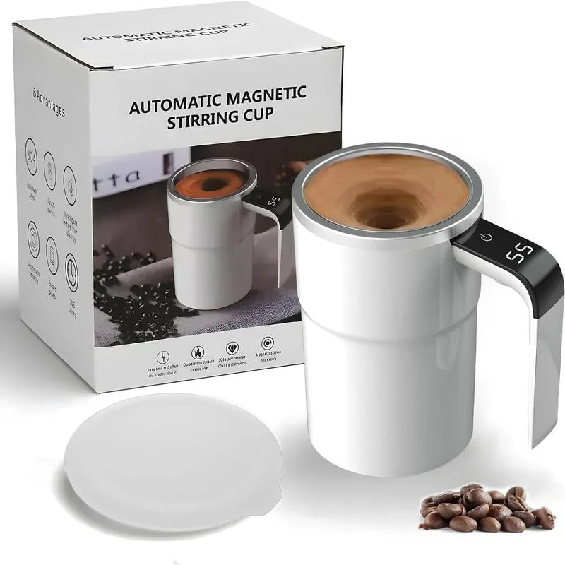 🔥🎁Electric coffee mug with a built-in LCD thermometer - Image 2