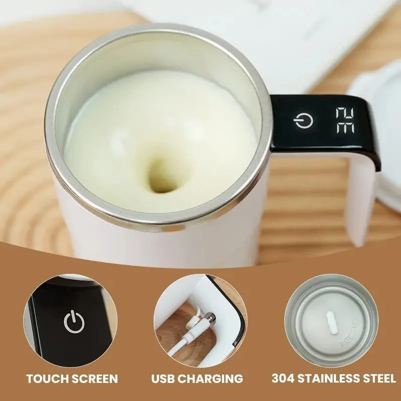 🔥🎁Electric coffee mug with a built-in LCD thermometer - Image 6