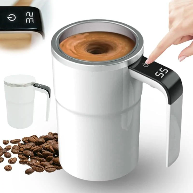 🔥🎁Electric coffee mug with a built-in LCD thermometer - Image 7
