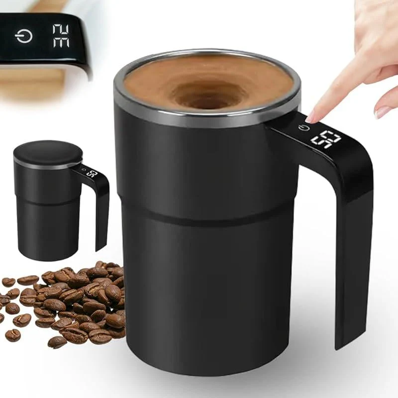 🔥🎁Electric coffee mug with a built-in LCD thermometer - Image 8