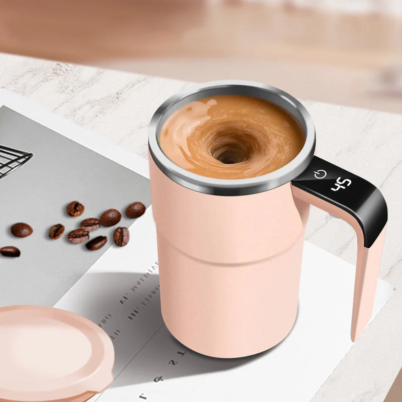 🔥🎁Electric coffee mug with a built-in LCD thermometer - Image 9