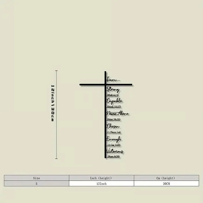 ✨Elegant Metal Christian Heart & Cross Wall Art - Image 7