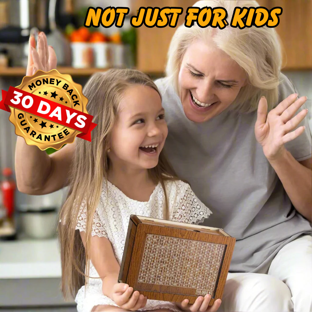 🎁Family Fun Savings Box🎁 Wooden Cash Saving Box - Image 8