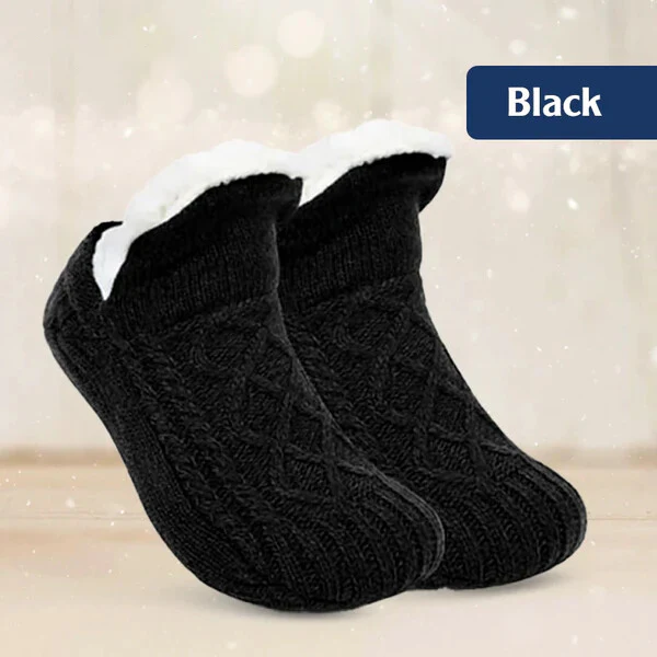 TIKTROVE - Fleece-Lined Non-Slip Thermal Slippers Socks - Image 12