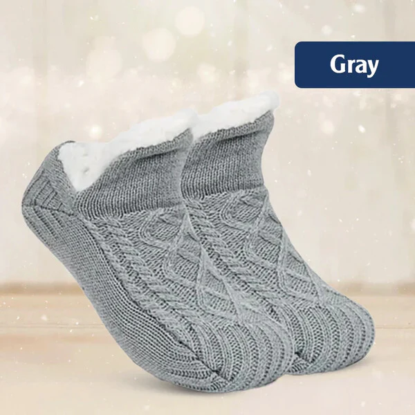 TIKTROVE - Fleece-Lined Non-Slip Thermal Slippers Socks - Image 14