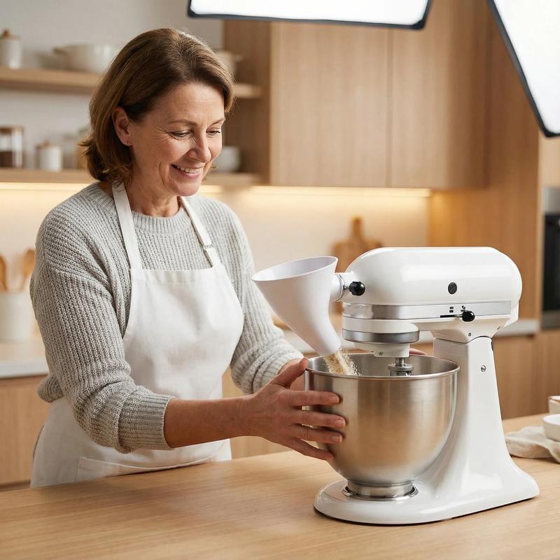 🔥✨Flour Funnel for Kitchen Aid Stand Mixer - Image 2