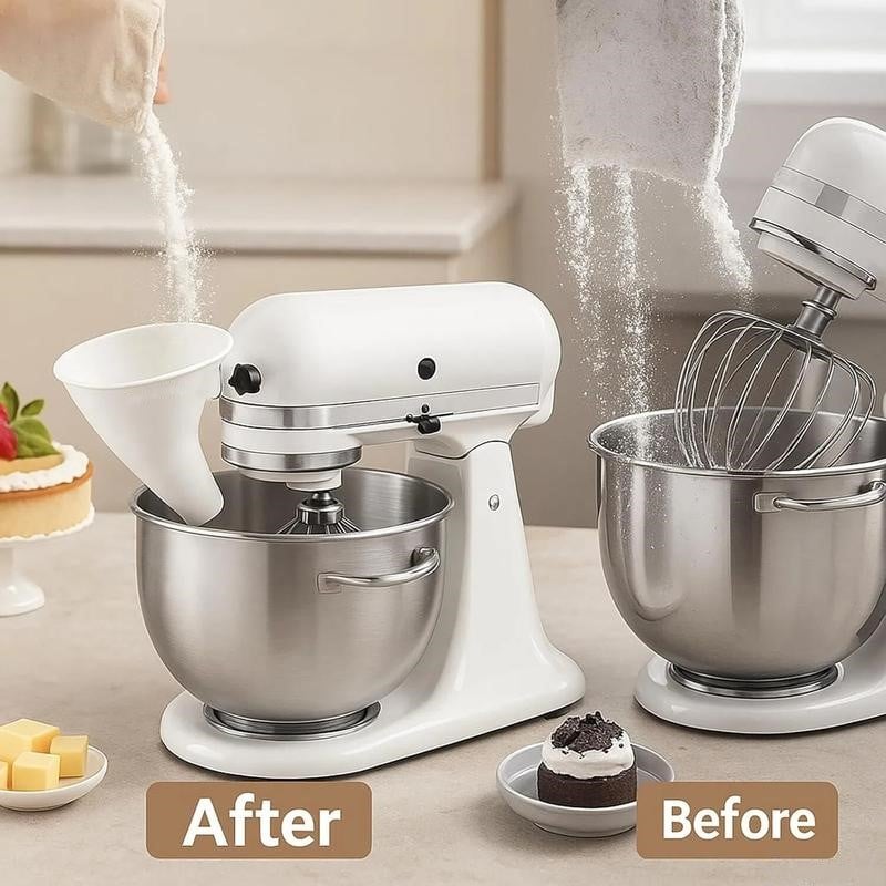 🔥✨Flour Funnel for Kitchen Aid Stand Mixer - Image 4