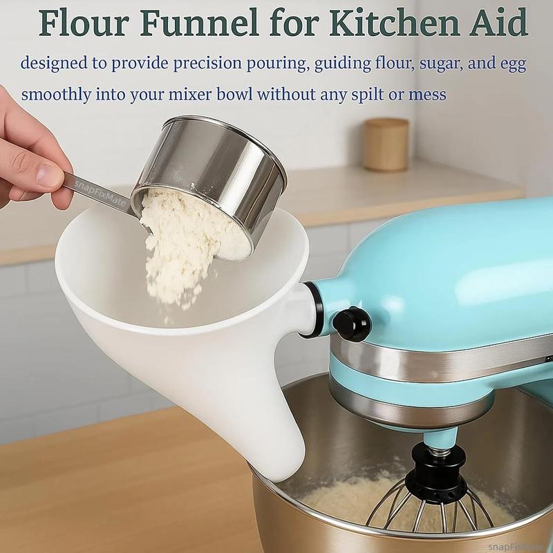 🔥✨Flour Funnel for Kitchen Aid Stand Mixer - Image 5