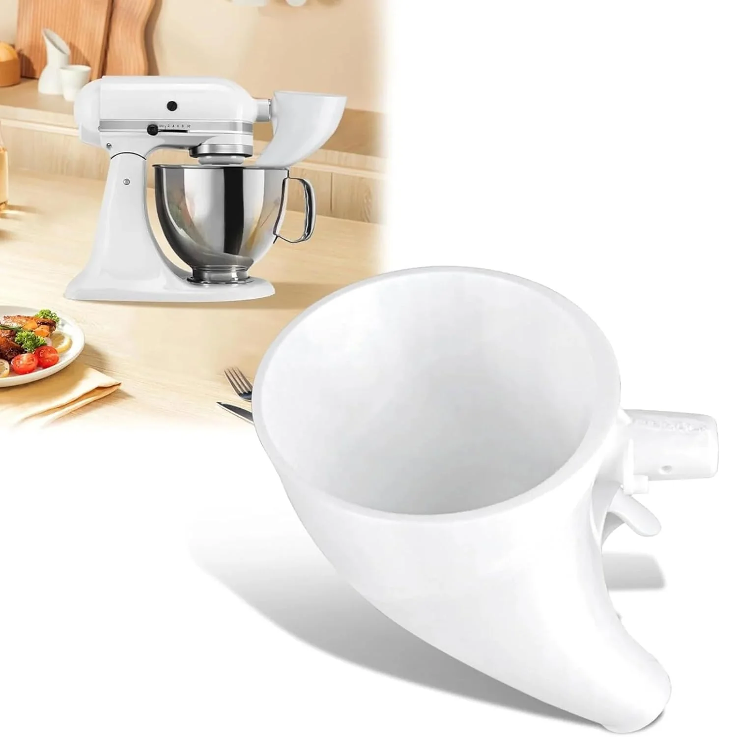 🔥✨Flour Funnel for Kitchen Aid Stand Mixer - Image 9