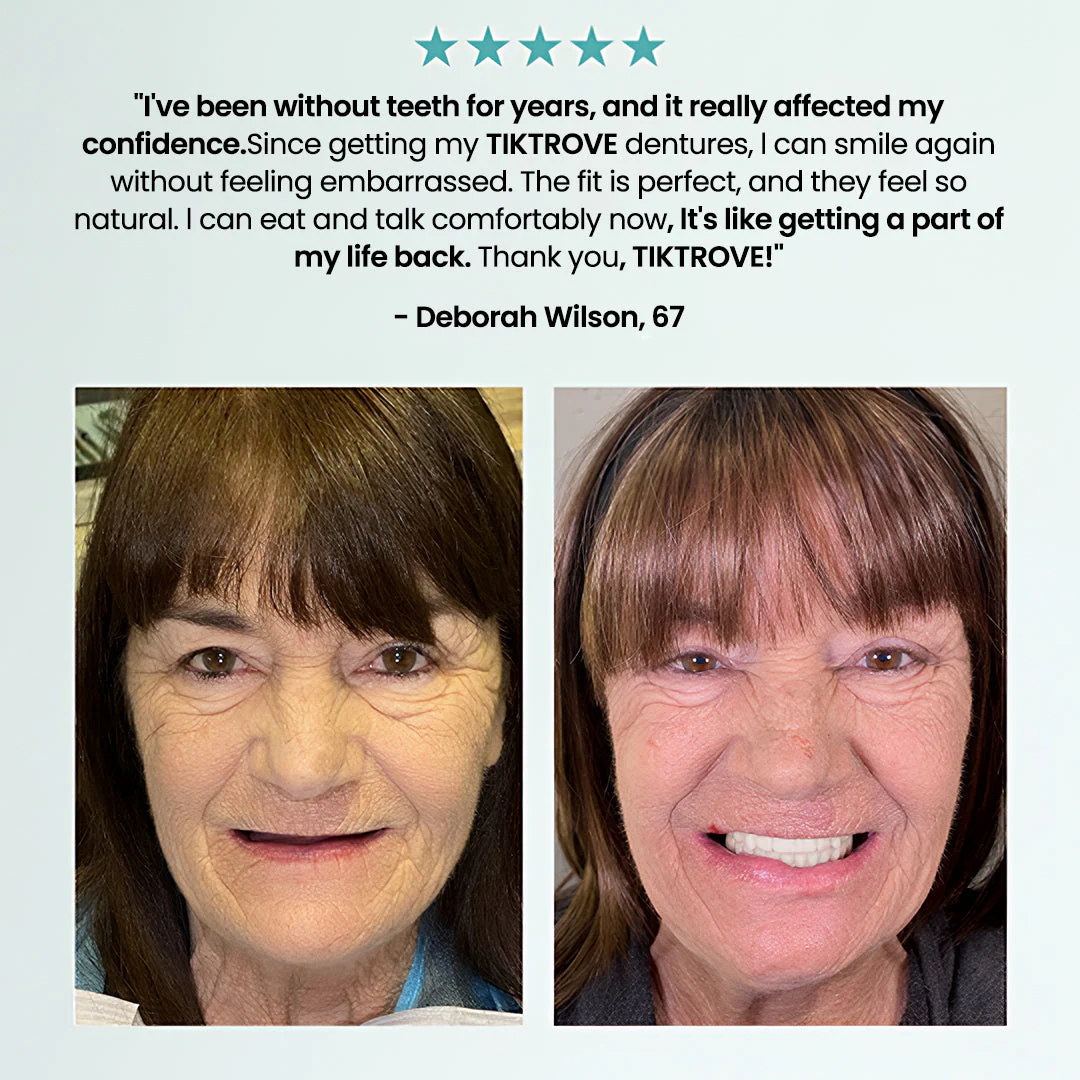 🦷  Fit Full Functional DenturesMake you more confident-Made in the USA & FDA-Certified - Image 3