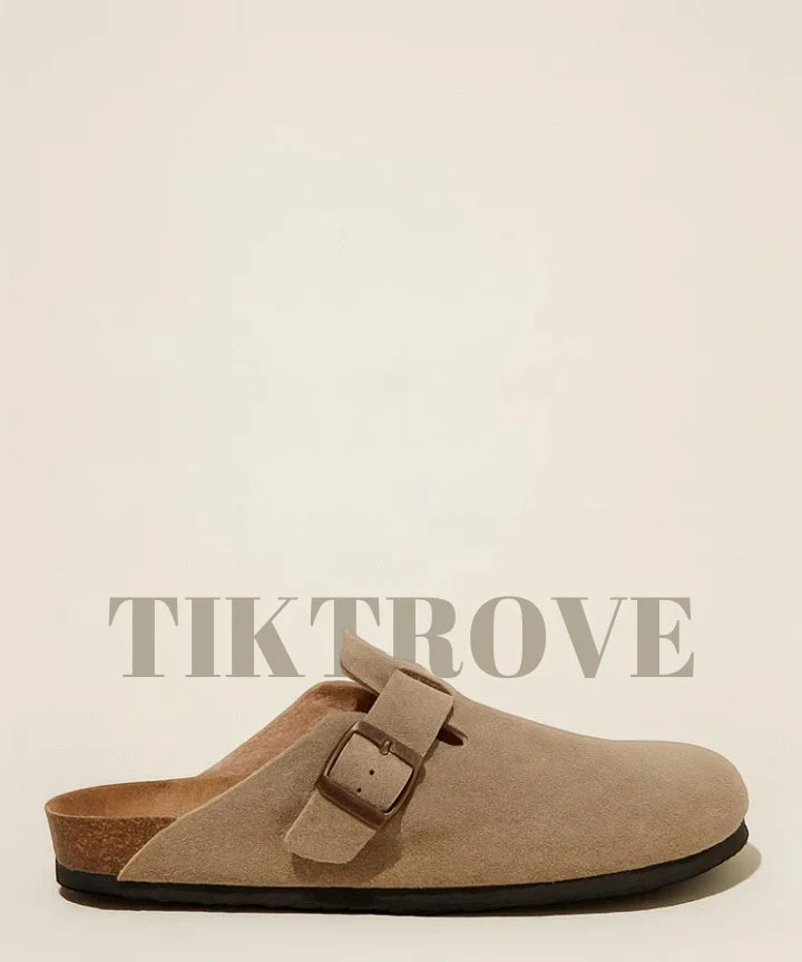 Genuine Suede Clogs by Tiktrove - Image 2