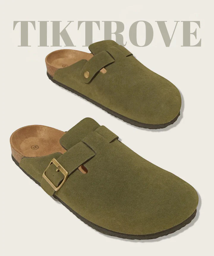 Genuine Suede Clogs by Tiktrove - Image 5