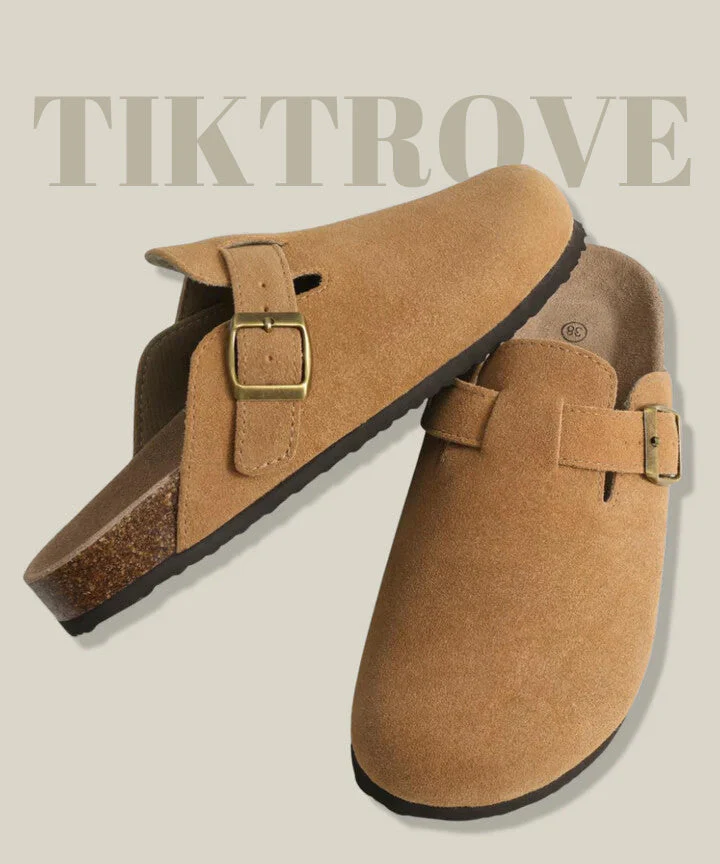 Genuine Suede Clogs by Tiktrove - Image 6