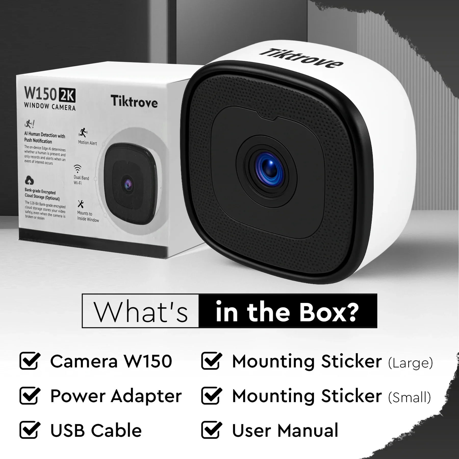 Tiktrove 3MP W150 Window Camera - Image 3