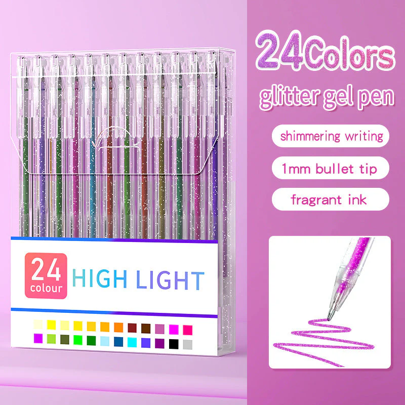 🎁 Glitter Gel Pen Set - Image 9