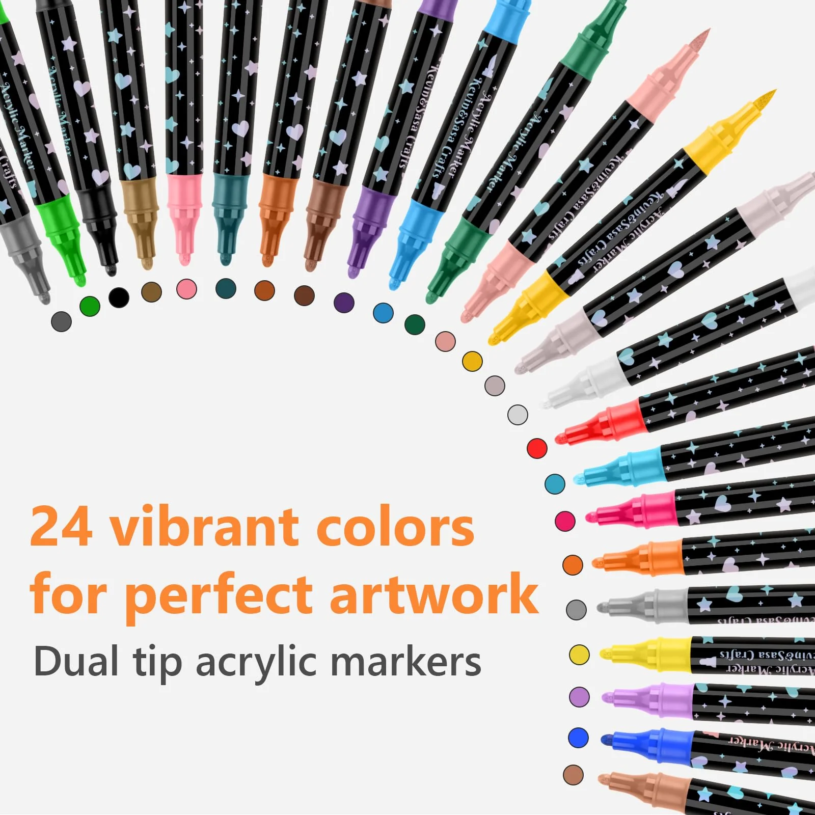 ⏳THE WEEK'S SPECIAL PRICE £13.99!!✨🎁Dual-Tip Glitter Marker Pen - Image 8