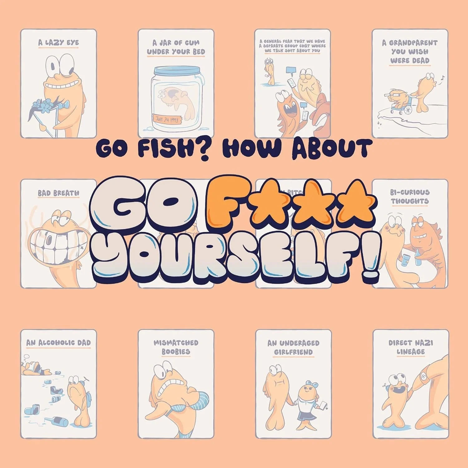 🔥Go F*** Yourself- The Go Fish Game of Life's Little Humiliations - Image 4