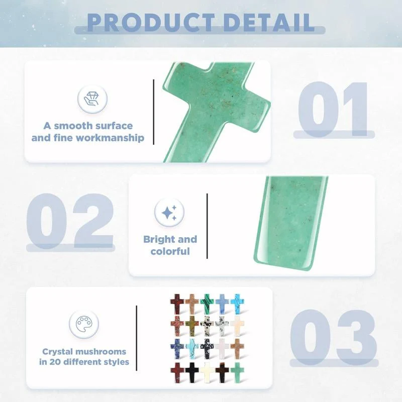 ✝️ Handmade Natural Crystal Crosses - Image 6