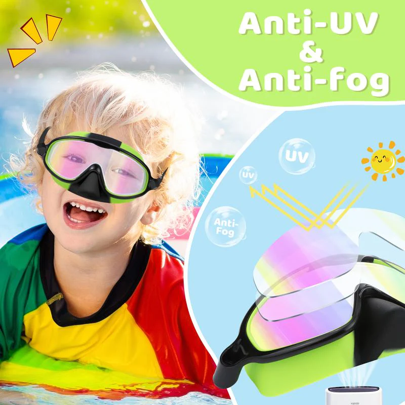 🏊♀️Last Day Buy 1 Get 1 Free🏊♀️-HD children's large frame waterproof and anti-fog swimming goggles - Image 2