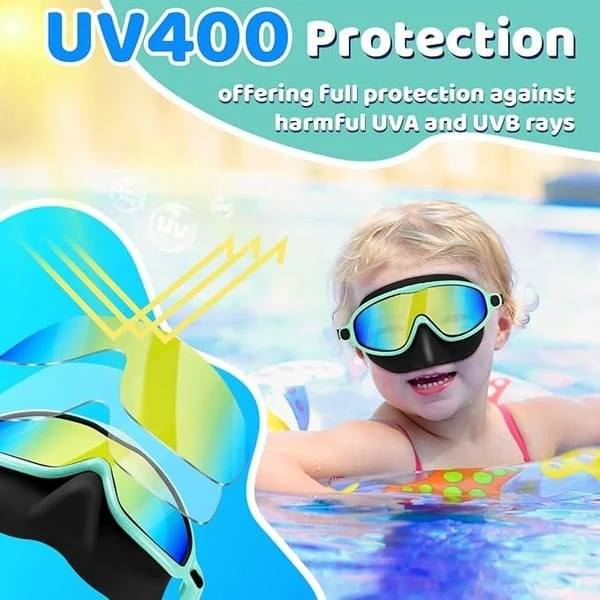 🏊♀️Last Day Buy 1 Get 1 Free🏊♀️-HD children's large frame waterproof and anti-fog swimming goggles - Image 5