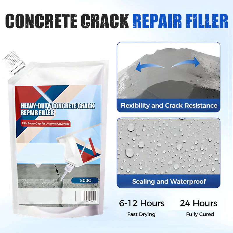 New Upgrade Heavy-Duty Concrete Crack Repair Adhesive - Image 7