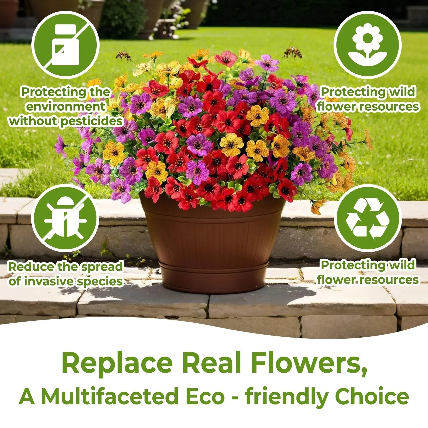 🌸Mother's Day Hot Sale -🌱High-Grade Material Artificial Flowers - Image 3