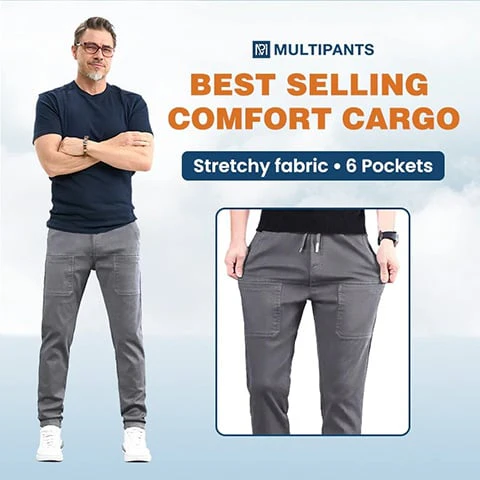 💥🥰High Stretch Multi-pocket Durable Cargo Pants - Image 3