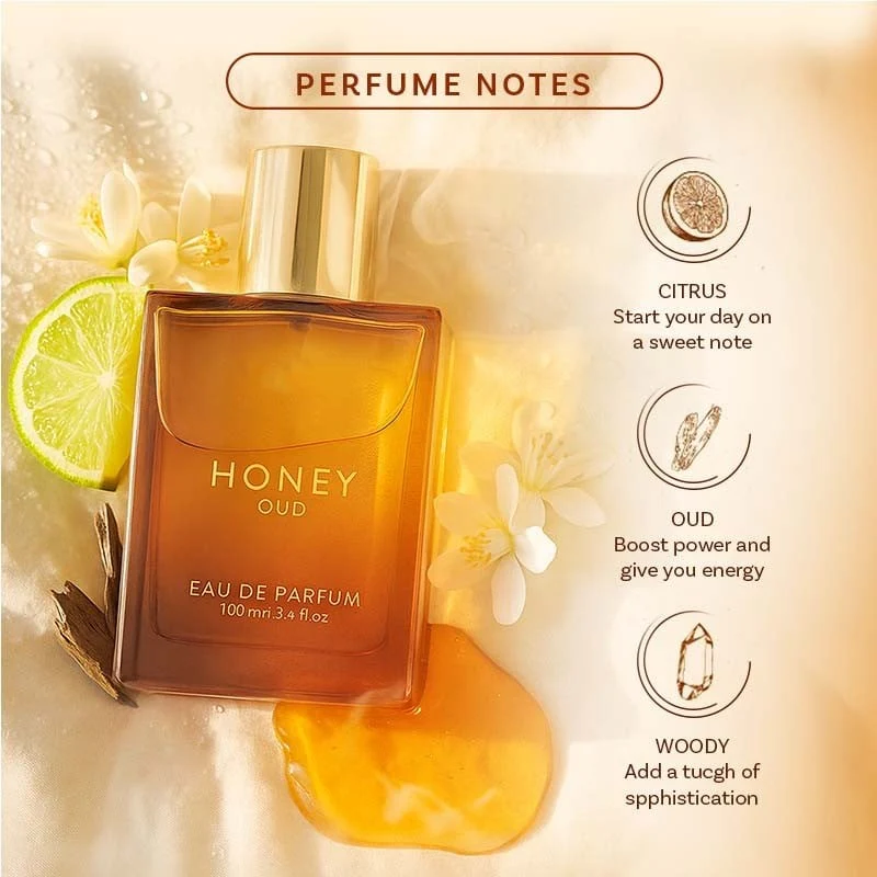Organic Luxury Honey Oud Unisex Eau De Perfume (100ml) - Image 3