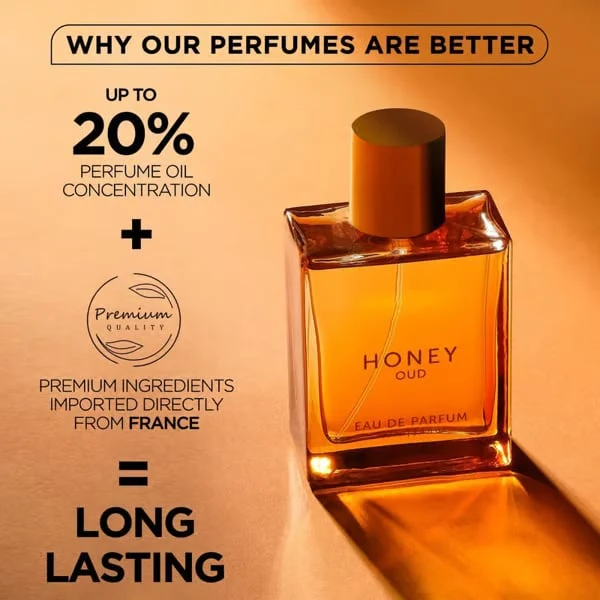 Organic Luxury Honey Oud Unisex Eau De Perfume (100ml) - Image 4